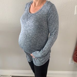 Long sleeve maternity top